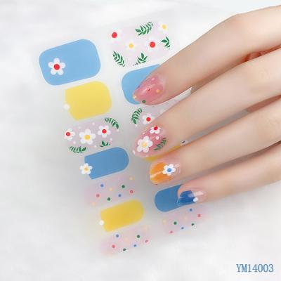 China Eco-friendly Colorful Custom Nail Wraps Beauty Nail Decal Polish Crystal Nail Art Decoration Sticker for sale