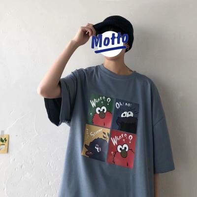 China Anti-wrinkle high quality cotton belt printing 2022 latest design men's T-shirt printing custom printing for sale