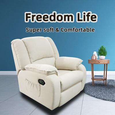 China (Size) OEM Home Living Room Recliner Adjustable Sofa Automatic Recliner Italian Single Sofa Recliner for sale