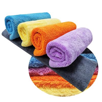 China Hot Selling Stocked Product Microfiber Beach Bed Towel Scrunchies Microfiber Fleece Coral Towels for sale