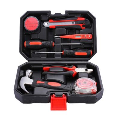 China Home Repair 9 Piece Household Tool Kit Combination Tool Box Set Manual Tool Box Set Tool Kit Wholesale for sale