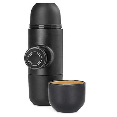 China Hotel Mini Portable Espresso Coffee Maker Portable Espresso Coffee Machine For Outdoor Camping Hiking for sale