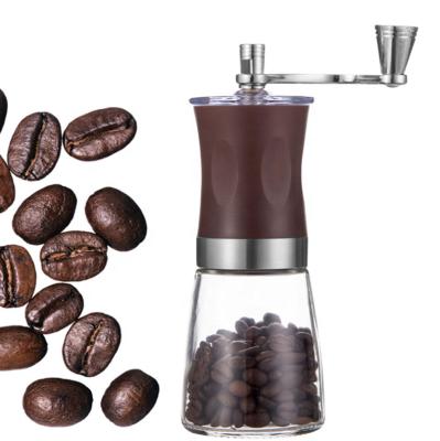 China Large Espresso Portable Industrial Coffee Bean Mill Car Manual Burr Coffee Grinder for sale