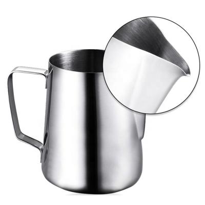 China Viable Factory Direct Purchase Kitchen Stainless Steel Milk Frothing Pitcher Coffee Latte Milk Jug Pitcher For Sale for sale