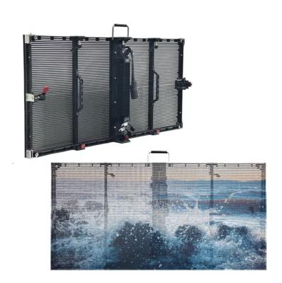 China Crystal Series Fixed Outdoor transparent LED display P10.42-10.42mm for sale