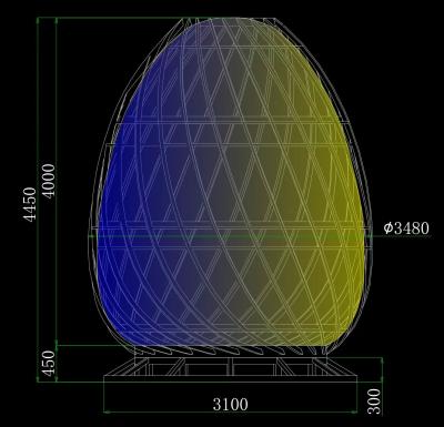 China Outdoor SMD Egg-Shaped LED Screen P5 Creative And High-Performance For Your Business for sale