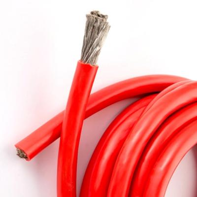 China Multi Use Tinned Conductor 2awg 4awg 6awg Silicone Rubber Copper Flexible Electrical Cable for sale