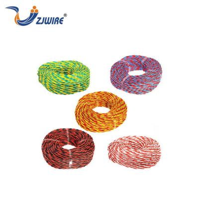 China Household 2 Core RVS Electrical Cable PVC Twisted Pair Flexible Electrical Cable Wire for sale