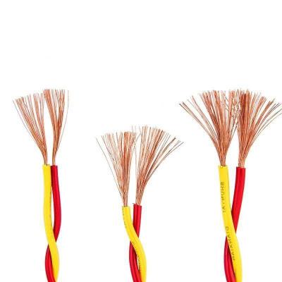 China Household Factory Supply Free Sample RVS 2X1.5 Black And Red Electrical Wire Twisted Pair Electrical Cable Wire For Led Lighting for sale