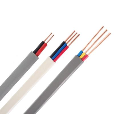 China Other Electrical Wire Flat Cable 2 Core 3 Core 1.5 Core 3 Core 1.5 Copper Jacket PVC House Electrical Cable Manufacturer 4sqmm for sale