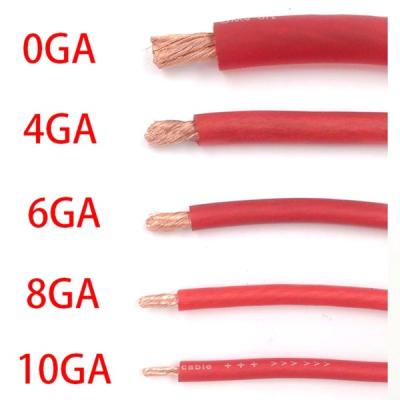 China 0 1/0 A.W.G. Car Power Ground Cable Audio Gauge Power Cable Wire 0 for sale