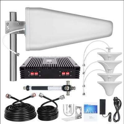 China GSM900 1800 2100Mhz Industrial Signal Booster High Gain Industrial Repeater for sale