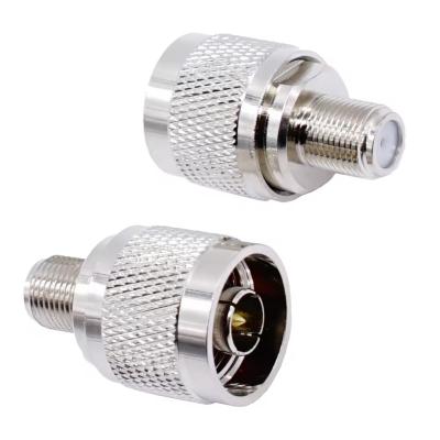 China N Male Plug To F Female Pure Copper Converter RF Adapter Connector for sale