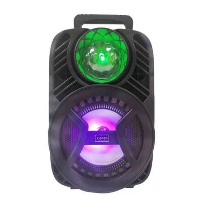 China Listen Video 6.5 Inch Powered Karaoke Bass Outdoor BT Speaker With Wireless Microphone Surround Subwoofer for sale