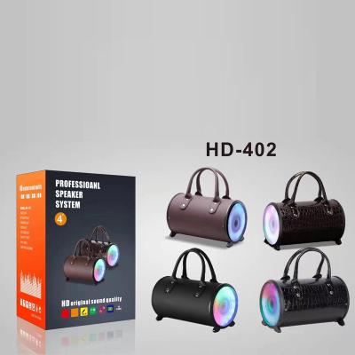 China New 4 Inch Flashing Light LED Dual Suitcase Portable Audio Outdoor Karaoke Wireless BT Subwoofer for sale