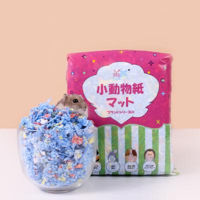 China Sustainable Hamster Soft Cotton Paper Bedding For Small Animals Supplies for sale