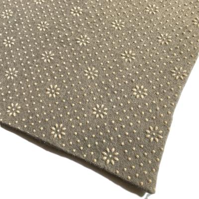 China 2021 Hot Sale Waterproof Anti-slip Dot Plastic Woven Fabric Non Dotted Non-slip Felt Fabric for sale