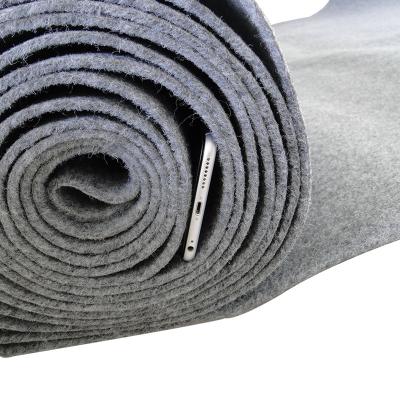 China Polyester Washable Nonwoven Plain Gray Velor Colorful Carpet Mat for Events and Commercial Stage for sale