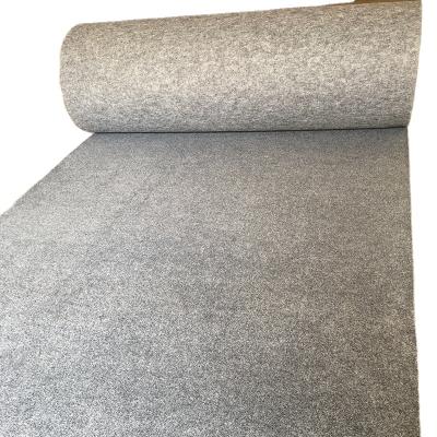 China 100% Polyester Washable Nonwoven Needle Punched Velvet Show Mat For Outdoor Sports Events And Exhibition for sale