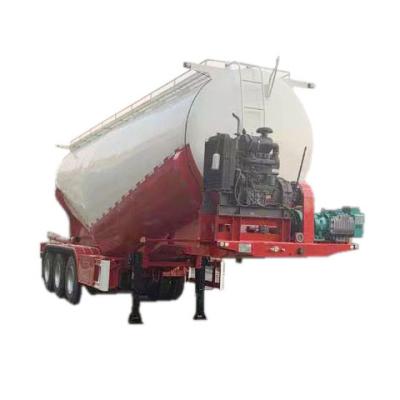 China Truck Trailer China Manufacturers Dry Bulk Concrete Powder Cement Transport Tank Carrier Truck Semi Traile for sale