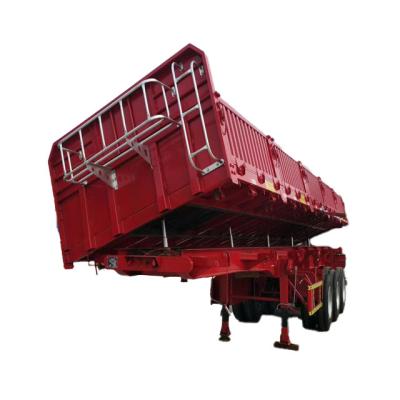 China Truck Trailer Gooseneck Flatbed Transport Semi Trailer Truck Trailer 12 Wheels for sale