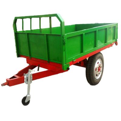 China Hydraulic Truck Trailer Agricultural Machinery Tractor Dump Trailer for sale