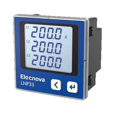 China LNF33 72*72 Double Tariff KWH Meter Digital Solar Smart Electric Power KWH Meter LNF33 for sale