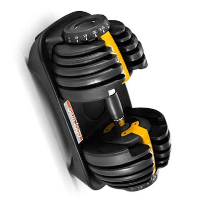 China Industrial Equipment 40KG Adjustable Gym Lifting Weight Fitness Adjustable Freestyle Dumbbells Sets for sale