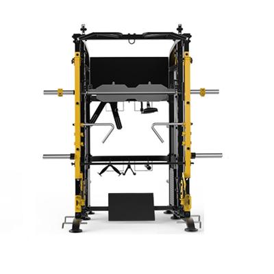 China Multifunctional Trainer Training Squat Rack Smith Universal Gym Home Power Fitness Machine for sale