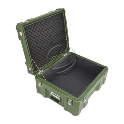 China Water proof shock proof BSDCASES ARMY rescue IP65 waterproof rotomolded plastic military transport box for sale