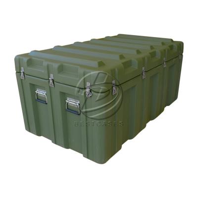 China Large Size Waterproof Shockproof Hard Plastic Airdrop Rotomolded Heavy Duty Transit Case Carry Tool Box for sale