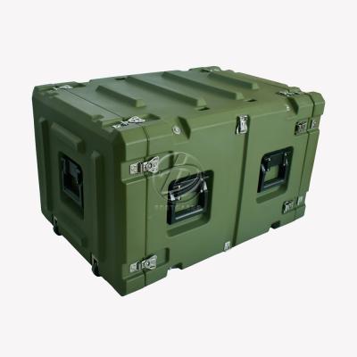 China 8u Waterproof Shockproof Dustproof Portable Military Equipment Rack Case for sale