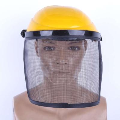 China PVC Protective Mask Safety Helmet For Brush Cutter Grass Trimmer for sale