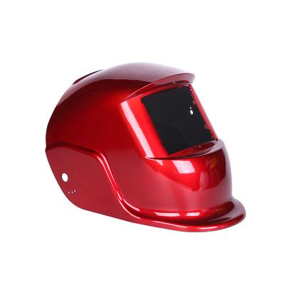 China Long Life Time Paint Heat Protection PP Welding Helmet Color Inner Box Head-mounted 2 Arc Sensor Auto Darkening Welding Helmet for sale