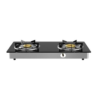 China Hotel Custom or Standard Three Burner Gas Stove Hot Tempered Glass Gas Stove for sale