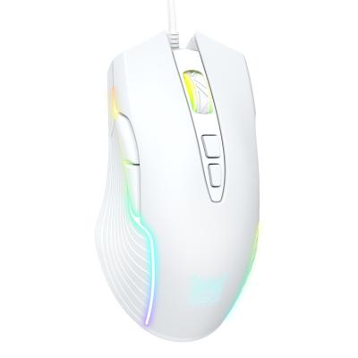 China Game Manufacturers Hot Selling Ergonomic Gaming Mouse Color LED Backlight Wired Light Mouse Professional Design for sale