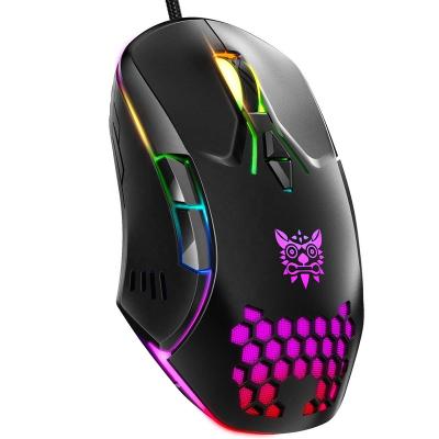 China China Premium Gaming Mouse Computer Accessories Gaming Lightweight Gaming Mouse Lights Adjustable USB Wired RGB Mouse for sale