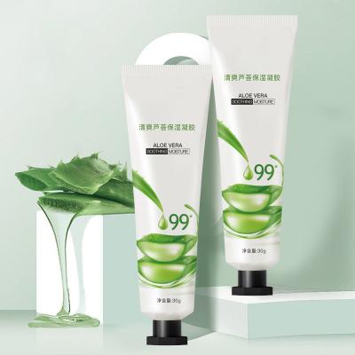 China Organic Moisturizer Custom Natural Organic Hydrating Aloe Vera Gel Private Label Aloe Vera Gel Pimple Removal Cream For All Skin Types for sale