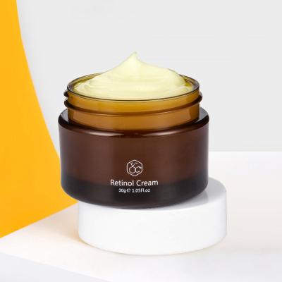 China Custom Natural Anti Aging Vitamin C Lotion Body Moisturizer Collagen Collagen Face Firming Vegan Anti Aging Lift Up Retinol Face Cream for sale