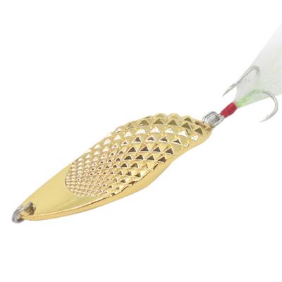 China 5g 7g 10g Zinc Aluminum Alloy Fishing Spoon Metal Bait LX-SL-024 for sale