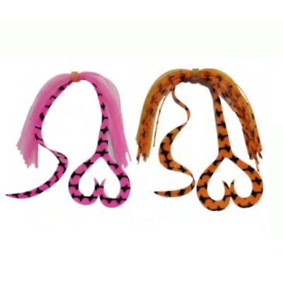 China Custom Silicone Umbrella Silicone Material Fineness Fishing Jig Head Buzz Finely Cut Pro Skirt Tie Tags for sale