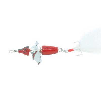 China ABS Japan Artificial Fish Wobbler Tackle Crankbait Lures Hard Bait With Propeller for sale