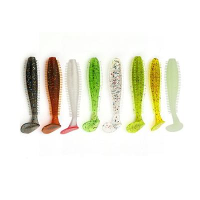 China High Simulation PVC T Sea Cucumber Tail Larva 4g Soft Lure Bait Fishing Wholesale for sale