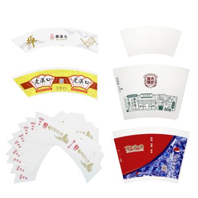 China Waterproof Waterproof Paper Cup Fan Sheets Coated One Side Blank Beverage Paper With PE Specialty Paper Accept Tea for sale