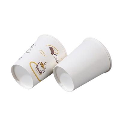 China Disposable Disposable Coffee Customized Single Wall Custom Logo Printed Paper Cup 2.5oz-22oz for sale