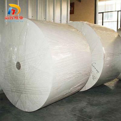 China factory greaseproof pe coated china strength paper cup roll paper cup fan offset raw materials for paper cups for sale