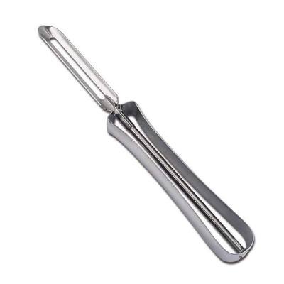 China Metal Kitchen vegetable peeler-Stainless steel rotary peeler for vegetable and carrot fruit for sale