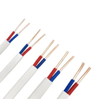 China Construction CCC Certified BVVB PVC Insulated Solid Electrical 300/500V Housing Construction Flat Wire for sale