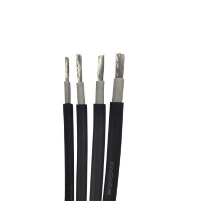 China TUV System Certification H1Z2Z2-K TC Solar Flame Retardant Stranded Conductor Xlpe Insulated Xlpe Sheathed Photovoltaic Cable for sale