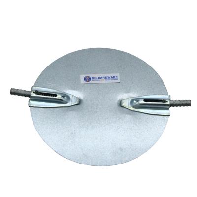 China Modern manual galvanized air damper with blade duct round damper accessories in ventilation system for sale